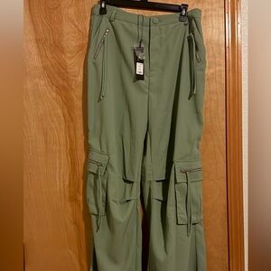 Fashion Nova Sage Cargo Pants